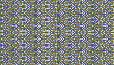 Lekeli olarak etnik çok renkli soyut desen. Klasik sanatla kusursuz tekstil arkaplanı