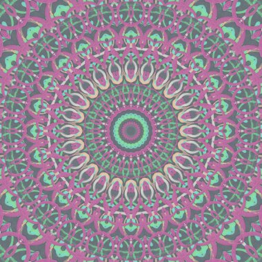 Lekeli olarak etnik çok renkli soyut desen. Klasik sanatla kusursuz tekstil arkaplanı