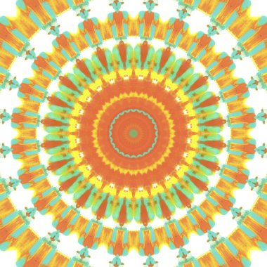 Lekeli olarak etnik çok renkli soyut desen. Klasik sanatla kusursuz tekstil arkaplanı