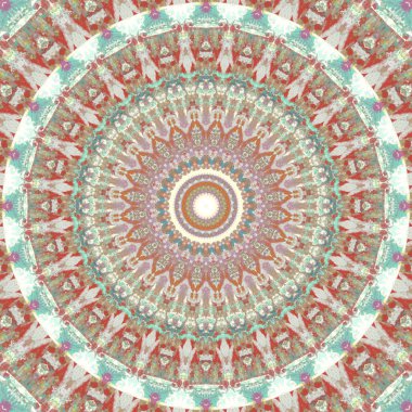 Lekeli olarak etnik çok renkli soyut desen. Klasik sanatla kusursuz tekstil arkaplanı