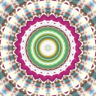 Lekeli olarak etnik çok renkli soyut desen. Klasik sanatla kusursuz tekstil arkaplanı