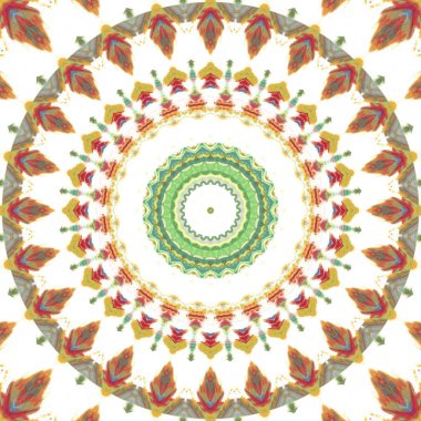 Lekeli olarak etnik çok renkli soyut desen. Klasik sanatla kusursuz tekstil arkaplanı