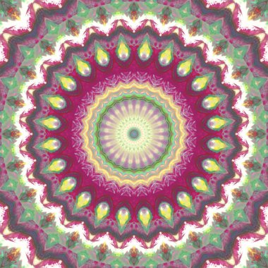 Lekeli olarak etnik çok renkli soyut desen. Klasik sanatla kusursuz tekstil arkaplanı