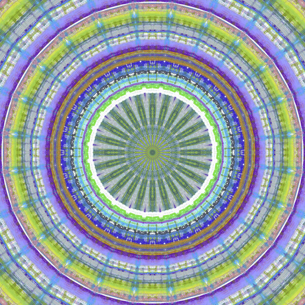 Ethnic multicolored abstract pattern in smear style. Seamless textile background with vintage art