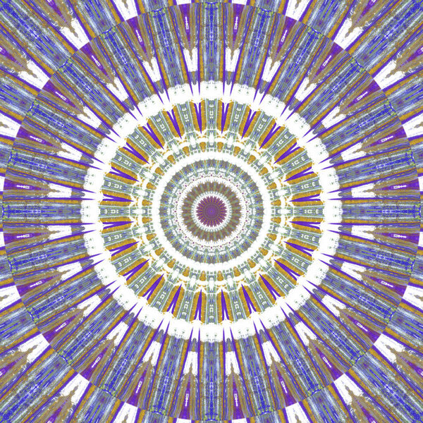 Ethnic multicolored abstract pattern in smear style. Seamless textile background with vintage art