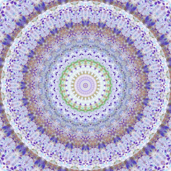 Ethnic multicolored abstract pattern in smear style. Seamless textile background with vintage art