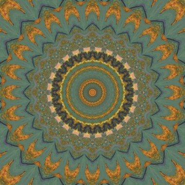 Lekeli olarak etnik çok renkli soyut desen. Klasik sanatla kusursuz tekstil arkaplanı