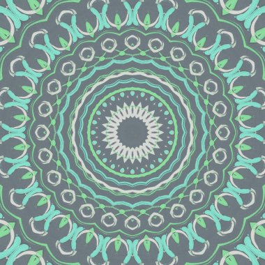 Lekeli olarak etnik çok renkli soyut desen. Klasik sanatla kusursuz tekstil arkaplanı