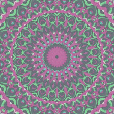 Lekeli olarak etnik çok renkli soyut desen. Klasik sanatla kusursuz tekstil arkaplanı