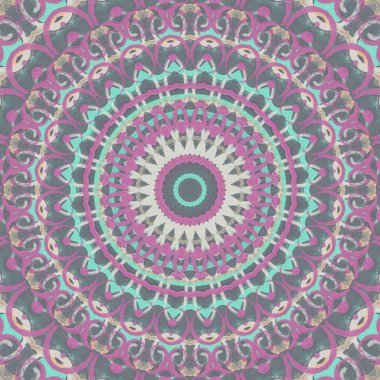 Lekeli olarak etnik çok renkli soyut desen. Klasik sanatla kusursuz tekstil arkaplanı