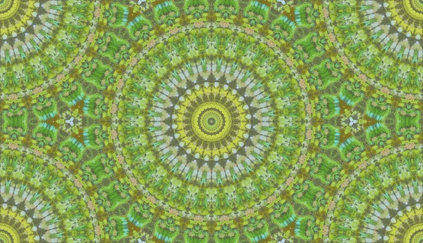 Andala Caleidoscope Etnische Kleurrijke Moderne Abstracte Getrokken Olieverfschilderij Papier Smeertechniek — Stockfoto