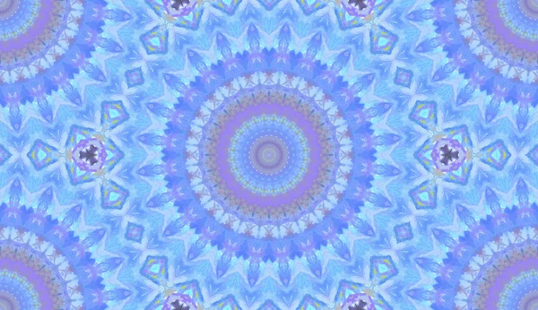 Mandala Kaleidoscope Ethnic Kolorowe Nowoczesne Abstrakcyjne Rysowane Obraz Olejny Papierze — Zdjęcie stockowe