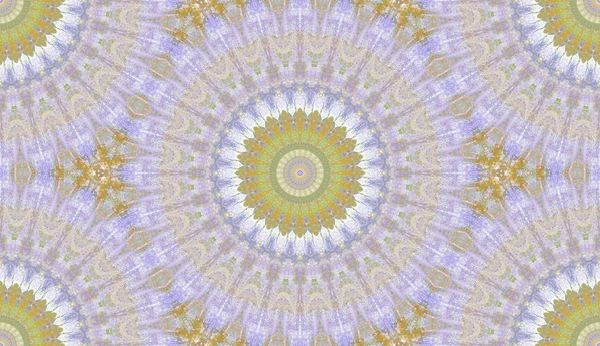 Mandala Kaleidoscope Ethnic Warna Warni Lukisan Minyak Modern Abstrak Dan — Stok Foto