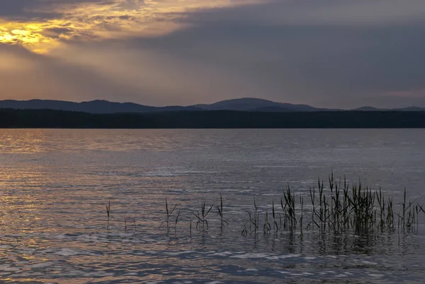 Der Abendsee — Stockfoto