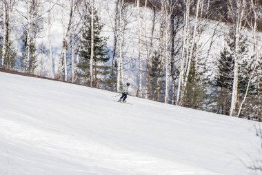 İniş dağın üzerinden
