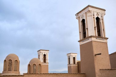 İran, Kashan 'daki Windchatcher Kuleleri