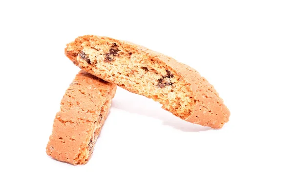 Pão doce com flocos de chocolate — Fotografia de Stock
