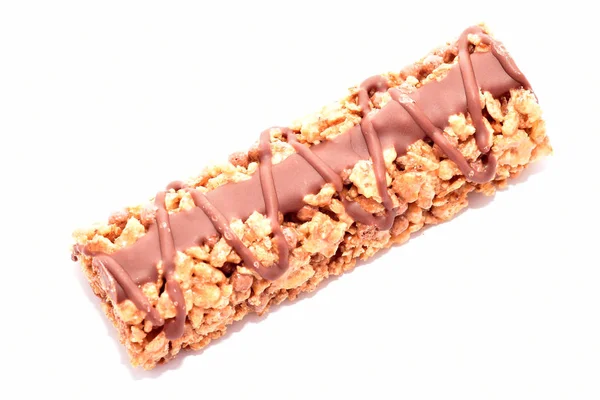 Cereal bar on white — Stock Photo, Image