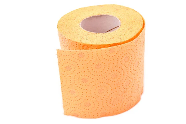 橙色的卫生纸 — 图库照片