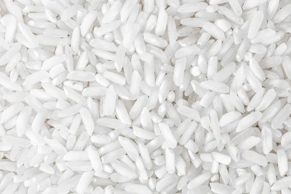 Üstten Görünüm ideal taneleri beyaz pirinç