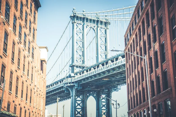 Ponte Manhattan em Nova York Imagens De Bancos De Imagens