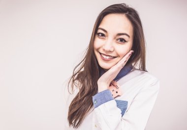 Japon kadın stüdyo portre