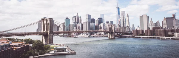 Панорамный вид на Нью-Йорк — стоковое фото