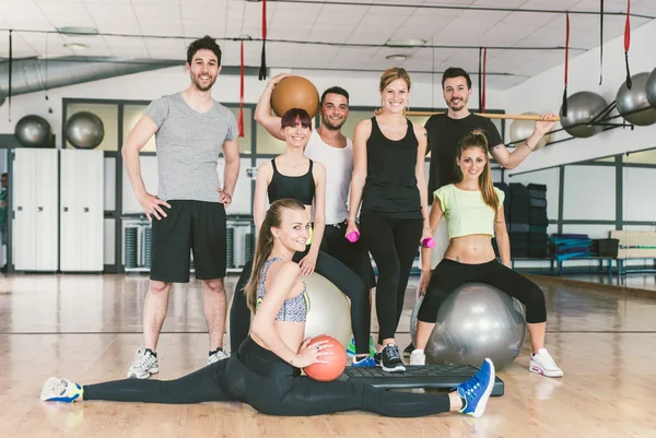 Gym třídy portrét — Stock fotografie