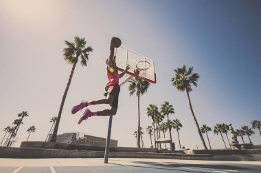 Basketbol oyuncu yapma dunk