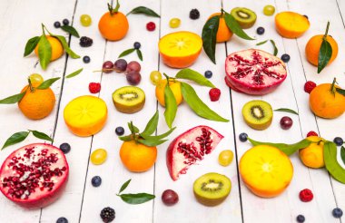 tropikal meyve kompozisyonu