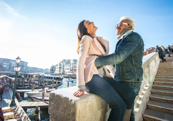 Coppia a Venezia — Foto Stock