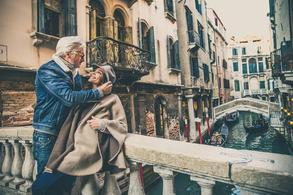 Para w Wenecji — Zdjęcie stockowe