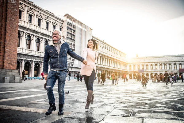 Cuplu în Veneția — Fotografie, imagine de stoc