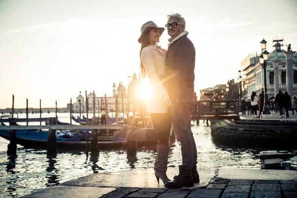 Couple in Venice — Stock Photo, Image