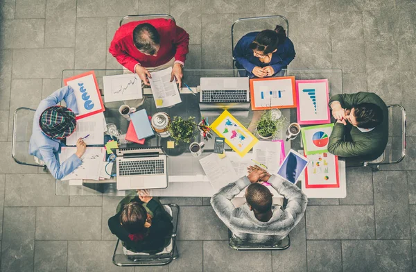 Successful business team in conference room — Stock Photo, Image