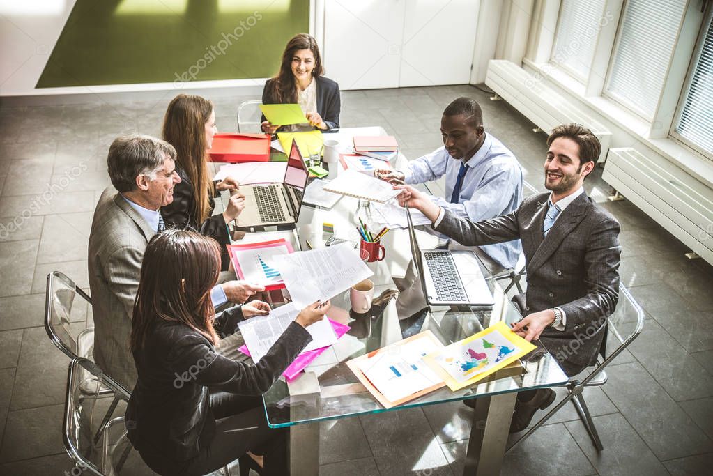 Business team in office 