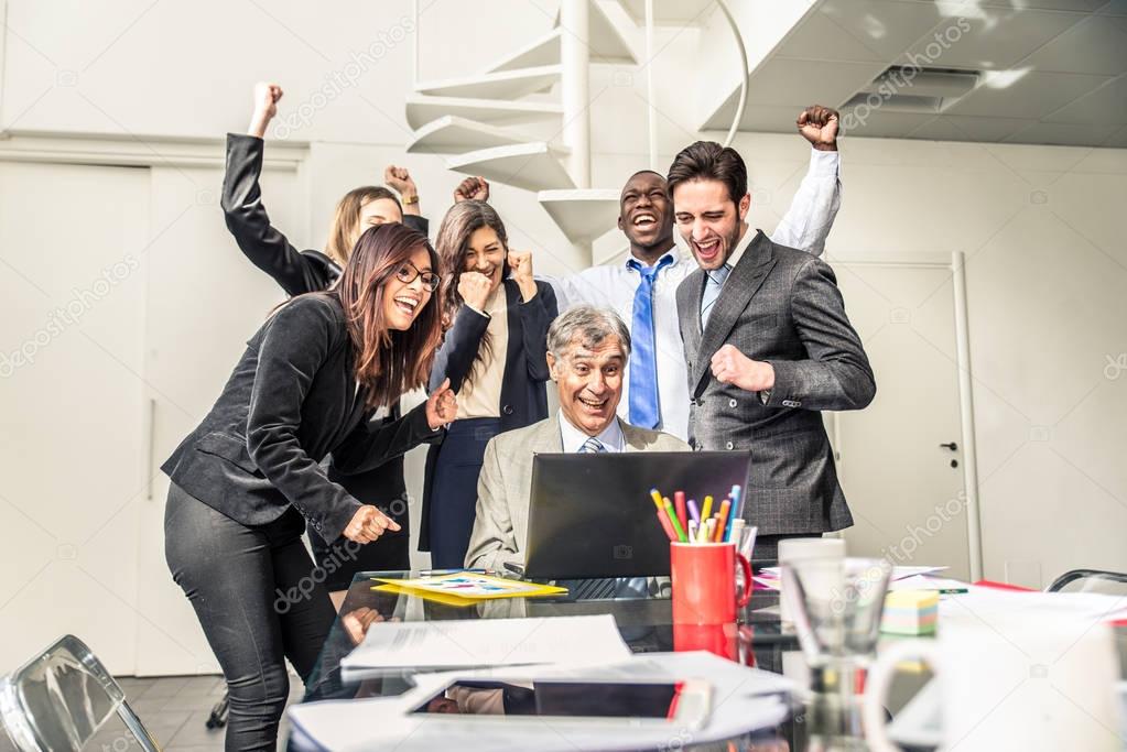 Business team in office