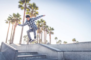 Kaykaycı eylem açık havada