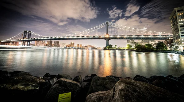 Famous Manhattan bridge — Stock Photo, Image