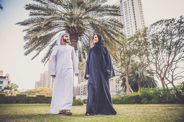 Arabian par dating — Stockfoto