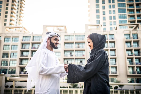 Arabian par dating — Stockfoto