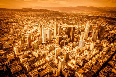 Los angeles havadan görünümü 