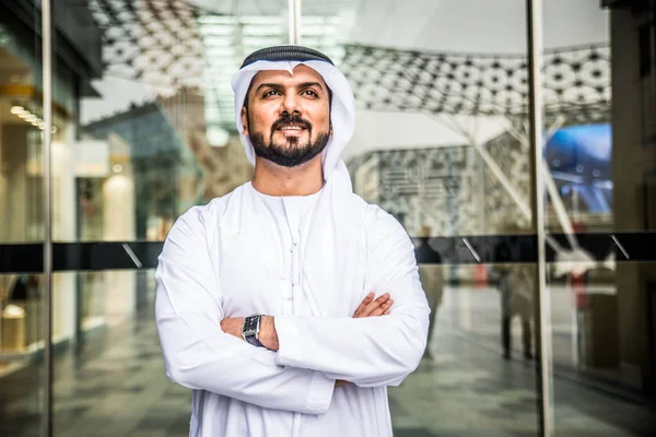 Arabic businessman in Dubai — Stock Photo, Image