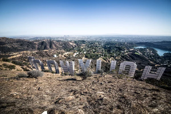 Sinal de Hollywood em Los Angeles — Fotografia de Stock