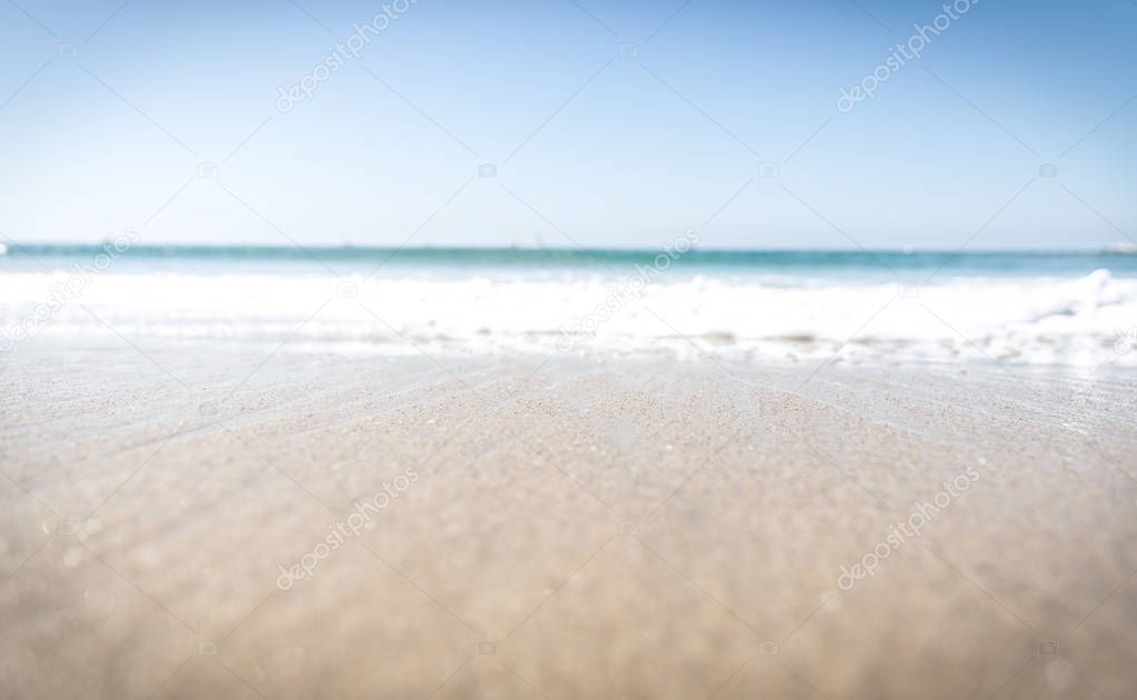 Beach blurred background
