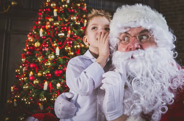 Portraits et mode de vie du Père Noël — Photo