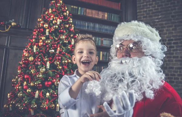 Babbo Natale ritratti e stile di vita — Foto Stock