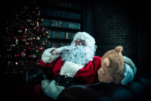 Santa claus portraits and lifestyle — Stock Photo, Image