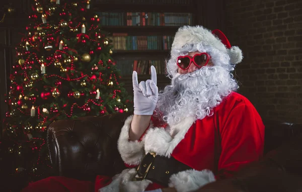 Papai Noel retratos e estilo de vida — Fotografia de Stock