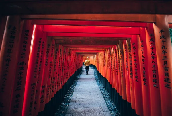 The fushimi-inari path in Kyoto — Stock Photo, Image